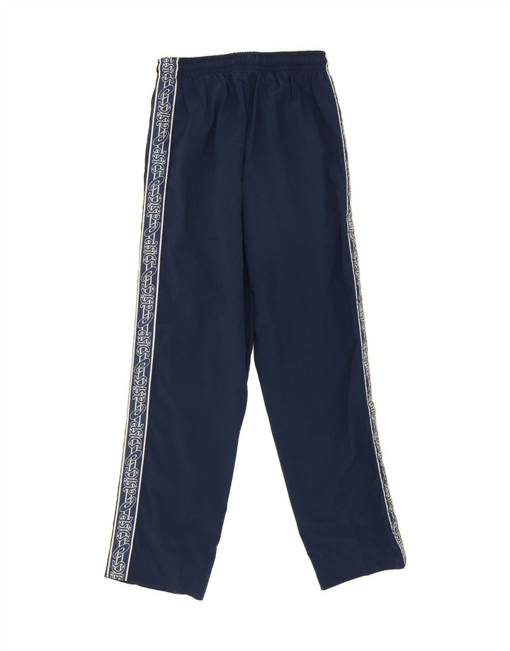 ASICS Mens Graphic Full Tracksuit Medium  Blue Colourblock Nylon