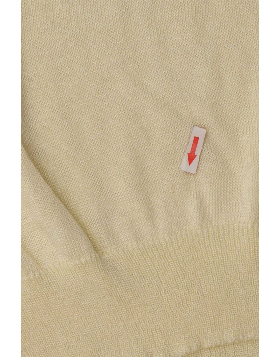 Vintage Womens Vest Tank Top EU 38 Medium Off White Viscose