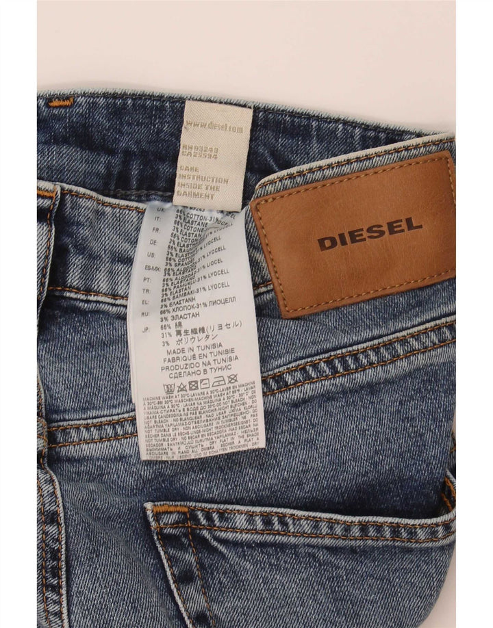 Diesel Womens Angels Straight Jeans W26 L26 Blue Cotton