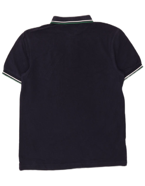 Fred Perry Mens Polo Shirt Medium Navy Blue Cotton