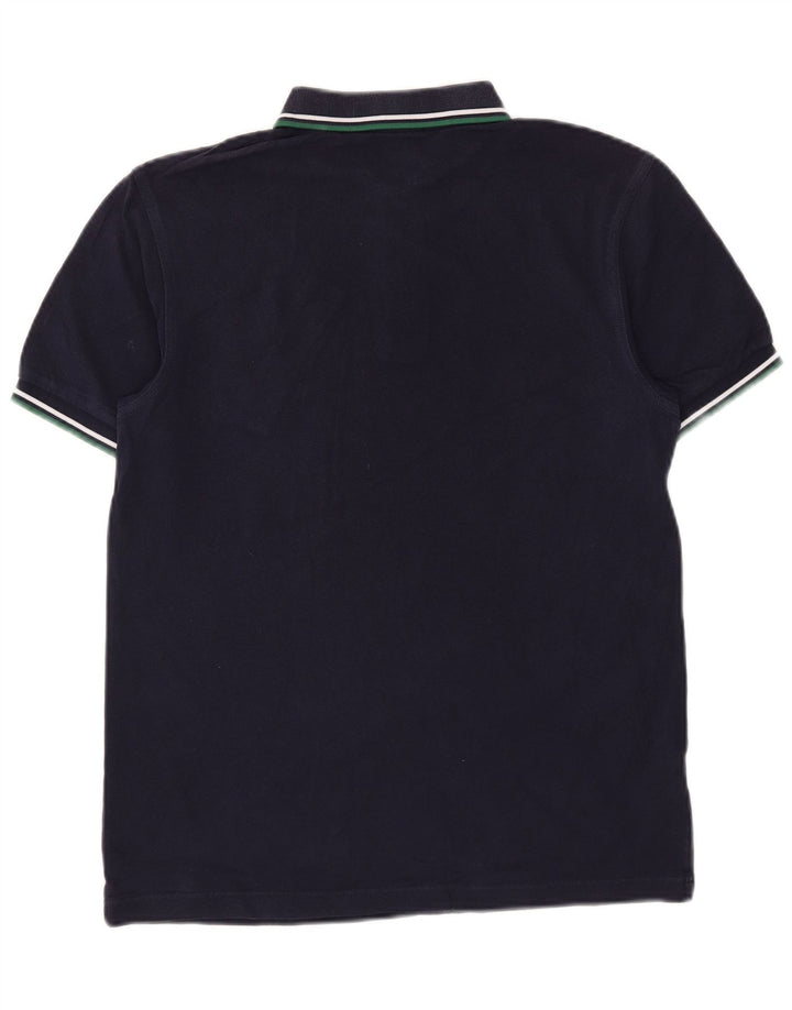 Fred Perry Mens Polo Shirt Medium Navy Blue Cotton