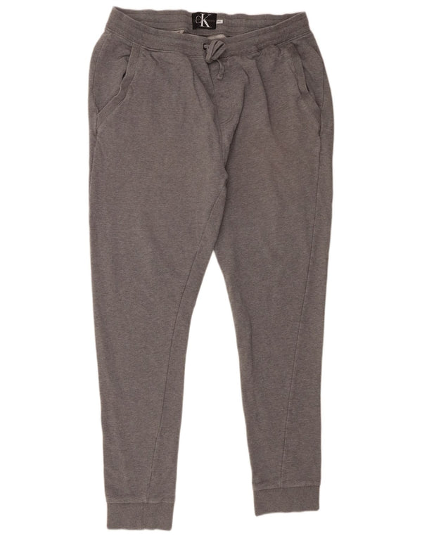 Calvin Klein Womens Tracksuit Trousers Joggers UK 20 2XL  Grey Cotton