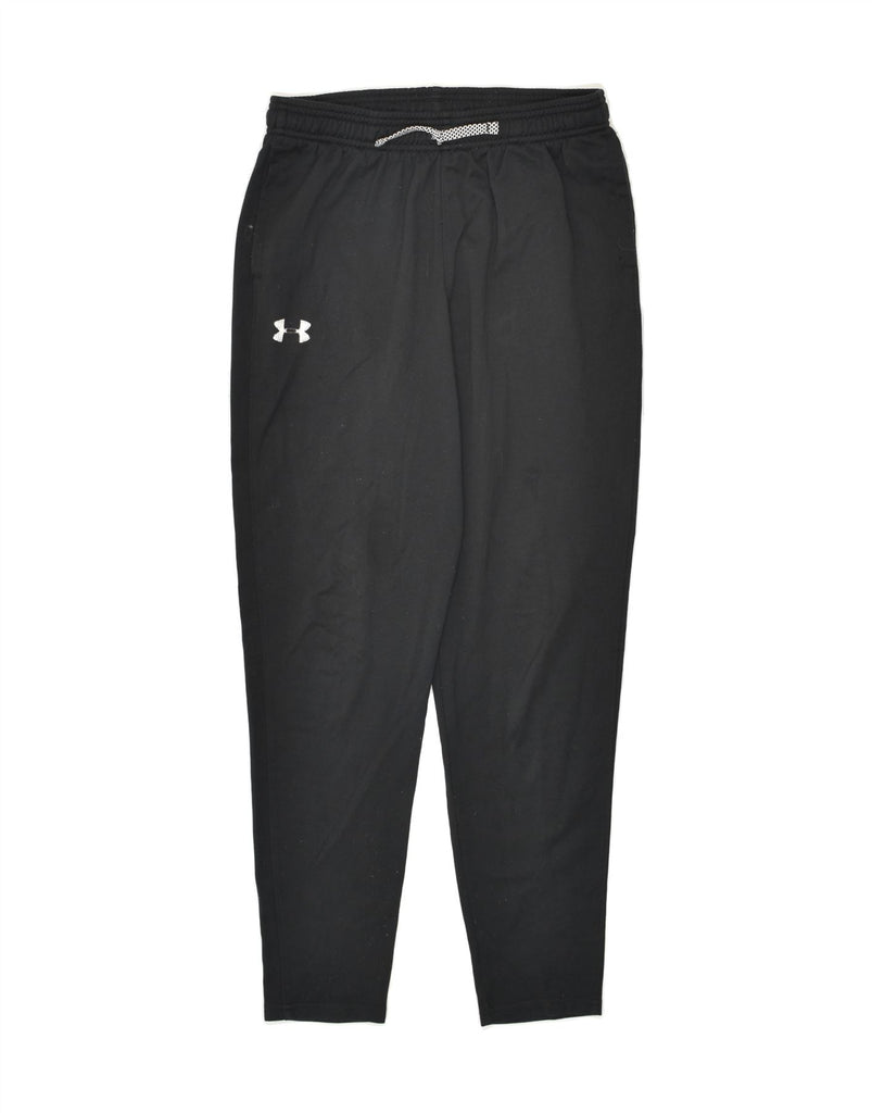 UNDER ARMOUR Girls Graphic Tracksuit Trousers 13-14 Years XL Black | Vintage Under Armour | Thrift | Second-Hand Under Armour | Used Clothing | Messina Hembry 