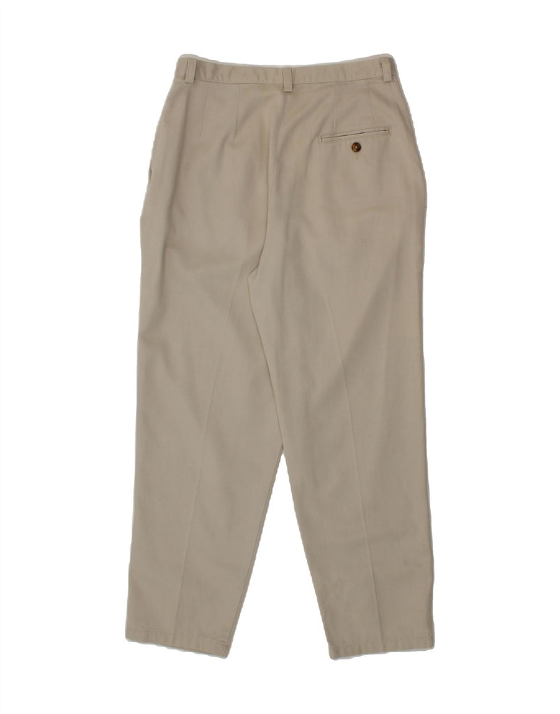 EDDIE BAUER Womens Petite Chino Trousers US 10 Large W30 L28 Beige Vintage Eddie Bauer and Second-Hand Eddie Bauer from Messina Hembry 