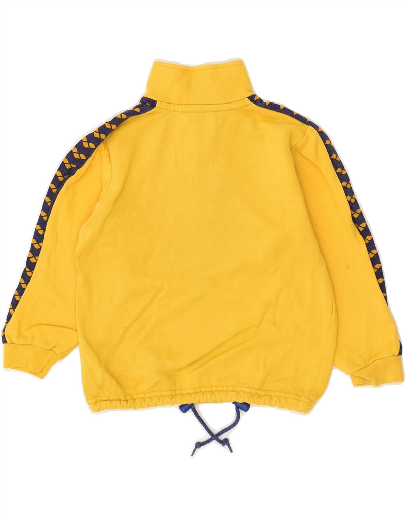 ARENA Boys Zip Neck Sweatshirt Jumper 9-10 Years Yellow | Vintage Arena | Thrift | Second-Hand Arena | Used Clothing | Messina Hembry 