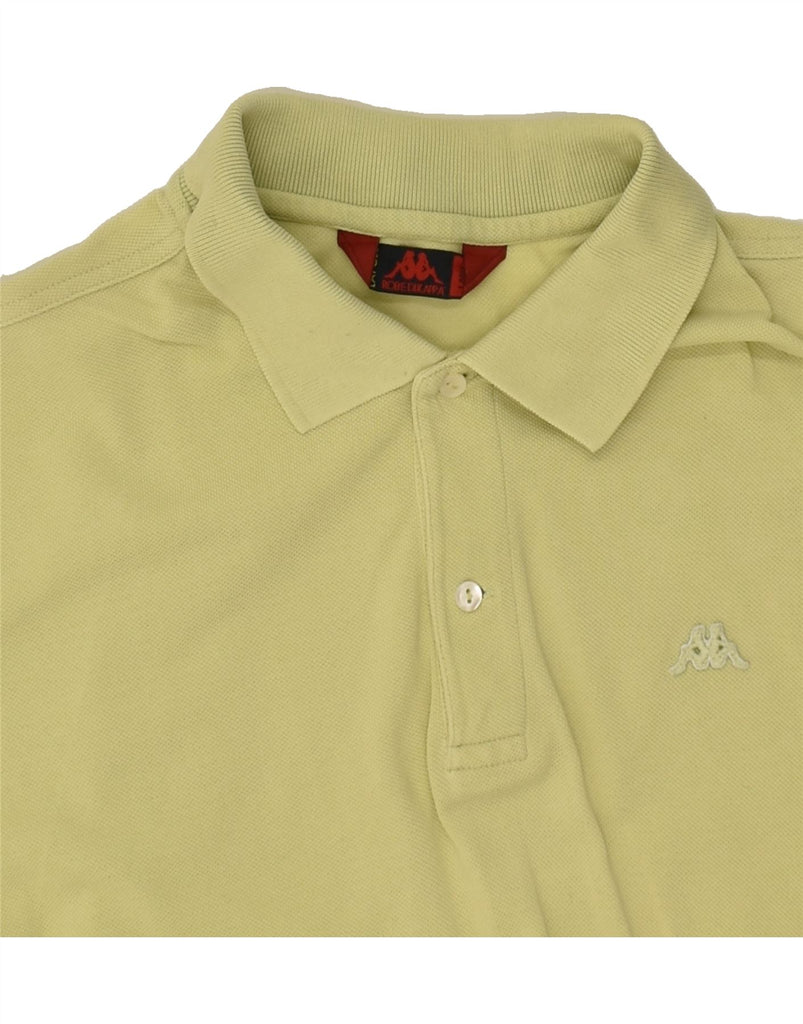 KAPPA Mens Polo Shirt Large Green Cotton | Vintage Kappa | Thrift | Second-Hand Kappa | Used Clothing | Messina Hembry 