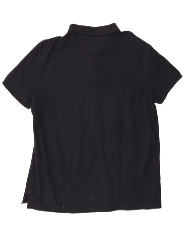 Tommy Hilfiger Mens Polo Shirt XL Navy Blue Cotton