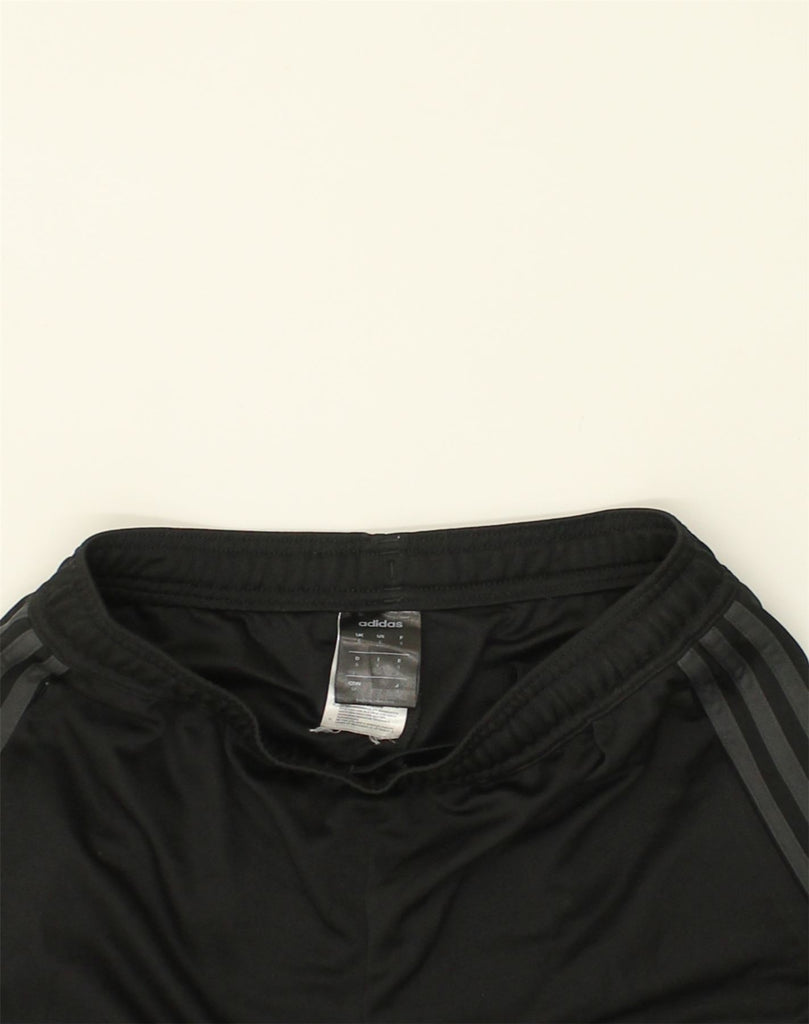 ADIDAS Womens Tracksuit Trousers Joggers Small Black Polyester | Vintage Adidas | Thrift | Second-Hand Adidas | Used Clothing | Messina Hembry 