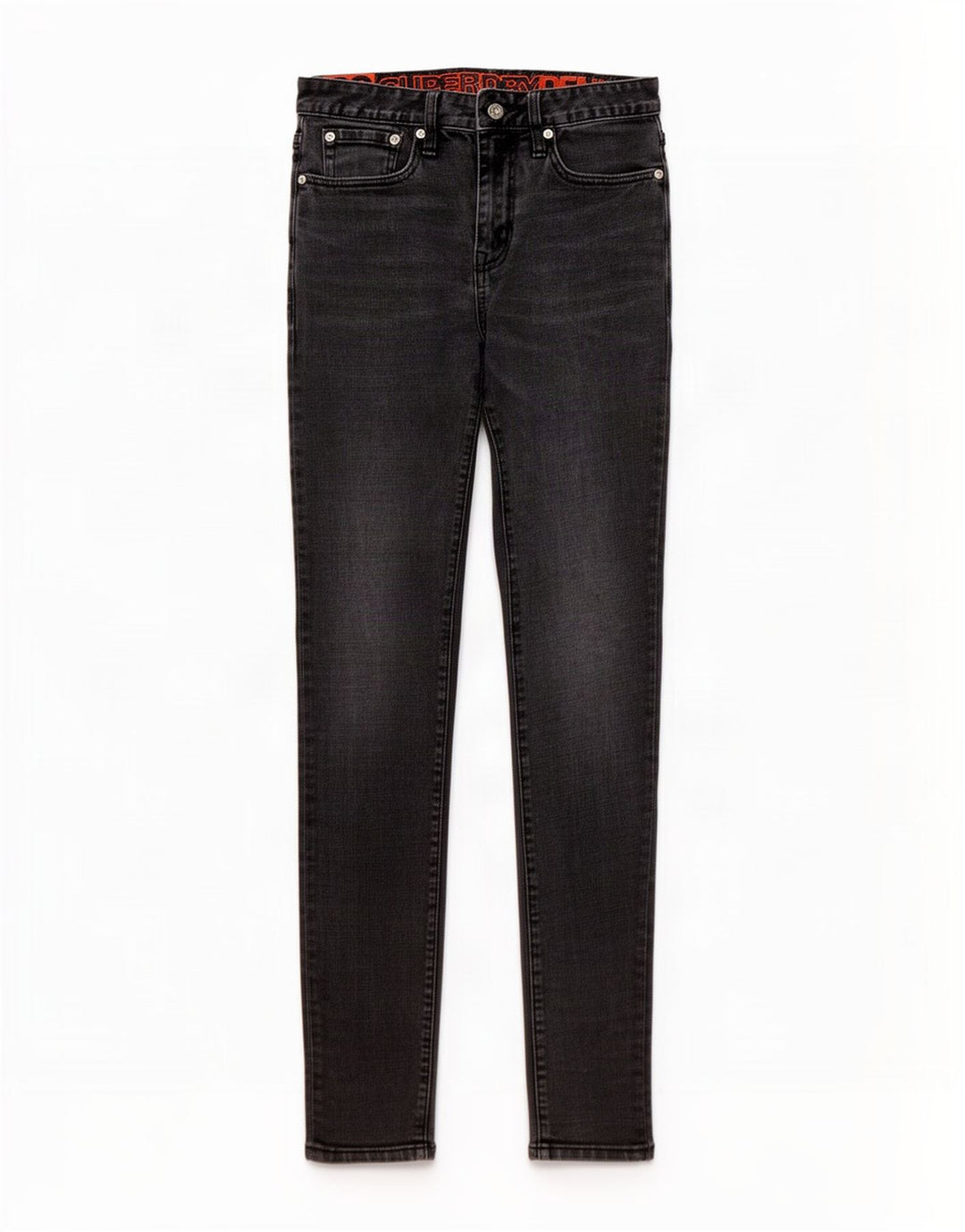 Superdry Womens Skinny Jeans W28 L34 Grey