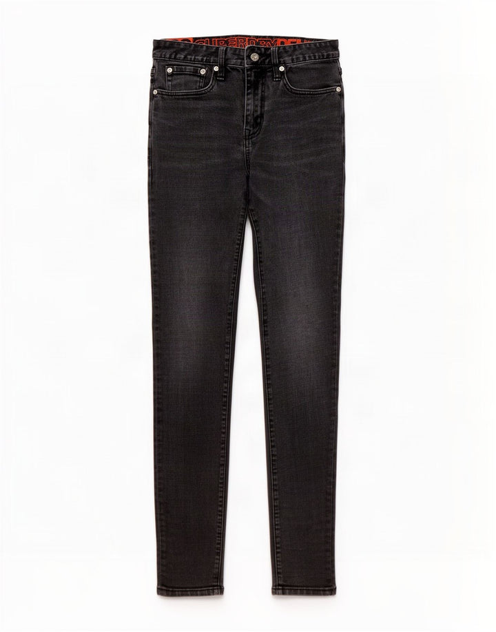 Superdry Womens Skinny Jeans W28 L34 Grey