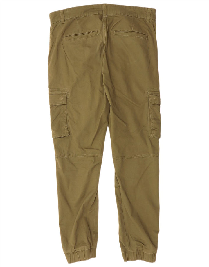 ONLY & SONS Mens Joggers Cargo Trousers W32 L29 Khaki Cotton