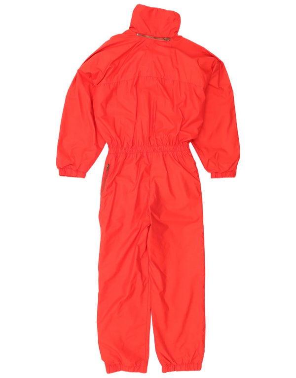 Vintage Mens Ski Jumpsuit Large Red Polyamide