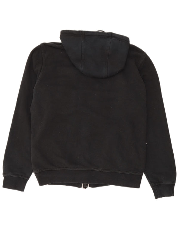 Nike Mens Zip Hoodie Sweater Medium Black Cotton