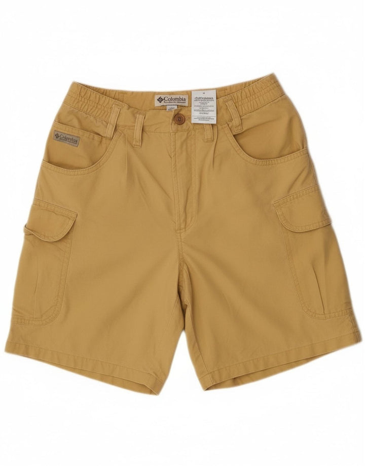 Columbia Mens Cargo Shorts W28 Small Yellow