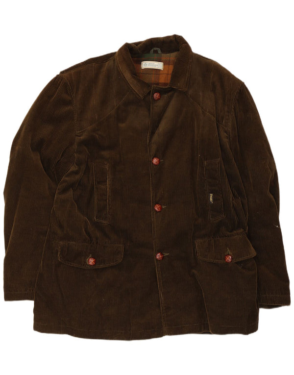 Vintage Mens Corduroy Jacket UK 40 Large Khaki