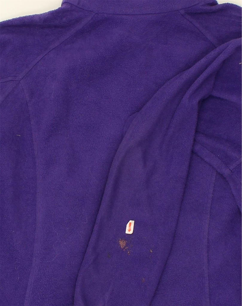 COLUMBIA Womens Fleece Jacket UK 14 Large Purple Polyester | Vintage Columbia | Thrift | Second-Hand Columbia | Used Clothing | Messina Hembry 