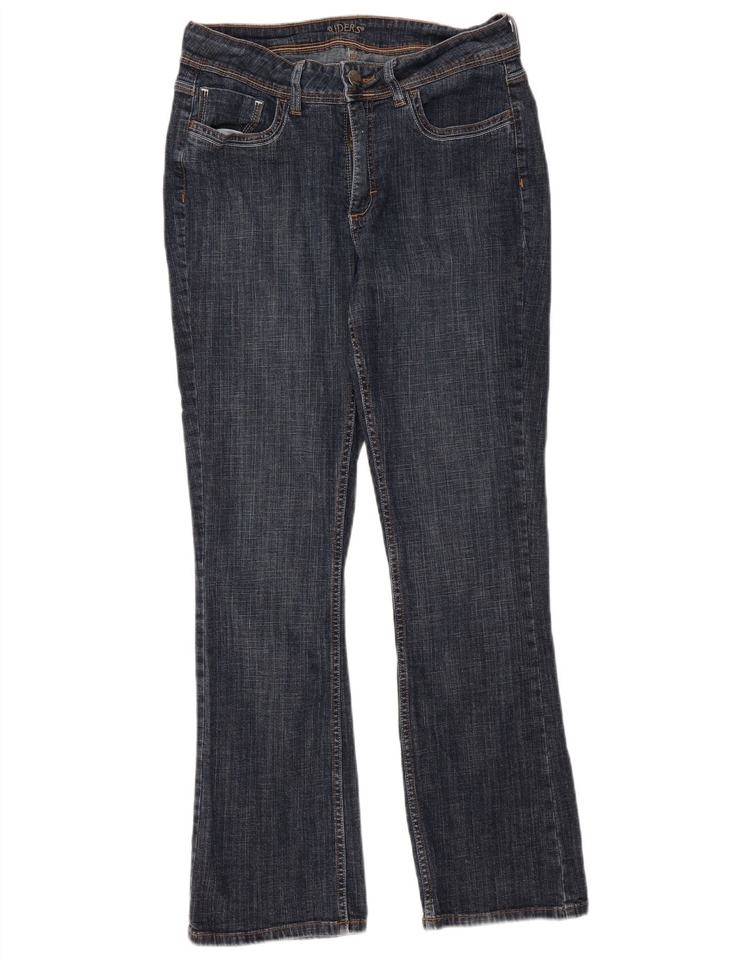 Lee Womens Riders Bootcut Jeans US 12 Large W30 L30 Navy Blue Cotton