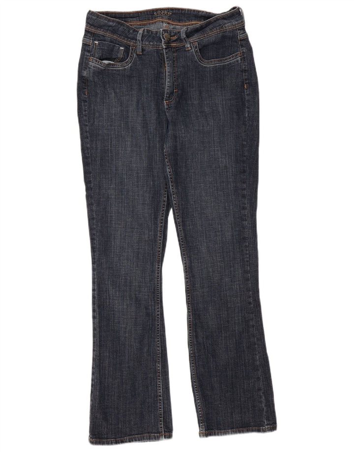 Lee Womens Riders Bootcut Jeans US 12 Large W30 L30 Navy Blue Cotton