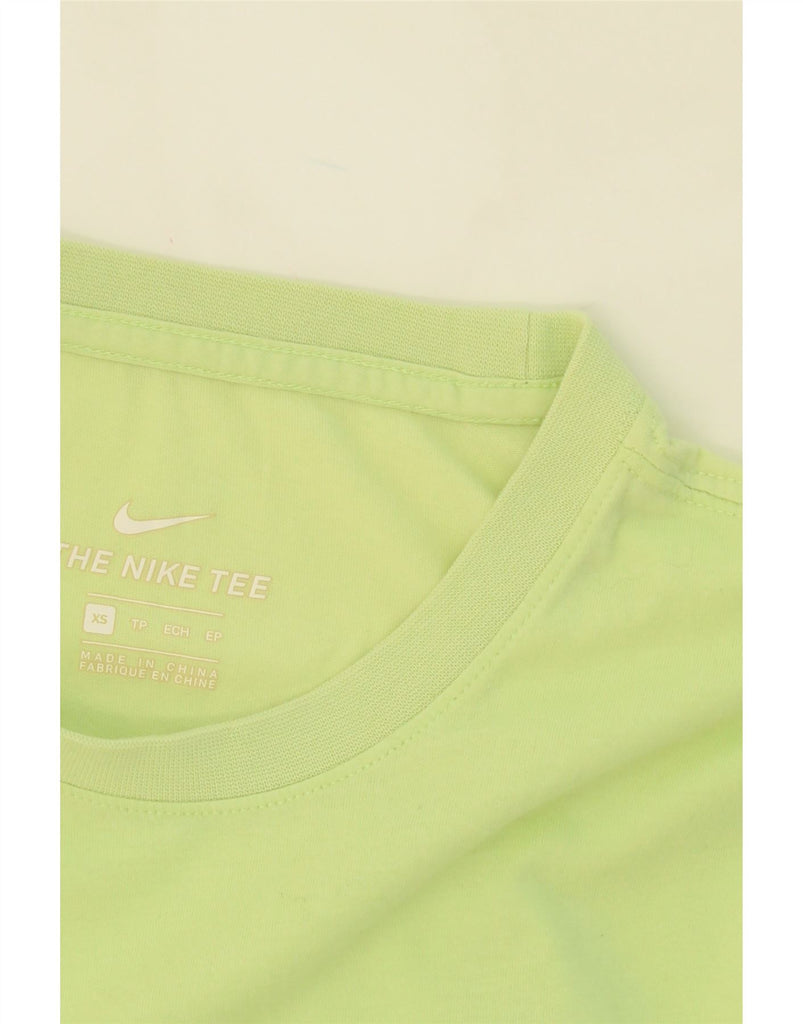 NIKE Mens T-Shirt Top XS Green Cotton Vintage Nike and Second-Hand Nike from Messina Hembry 
