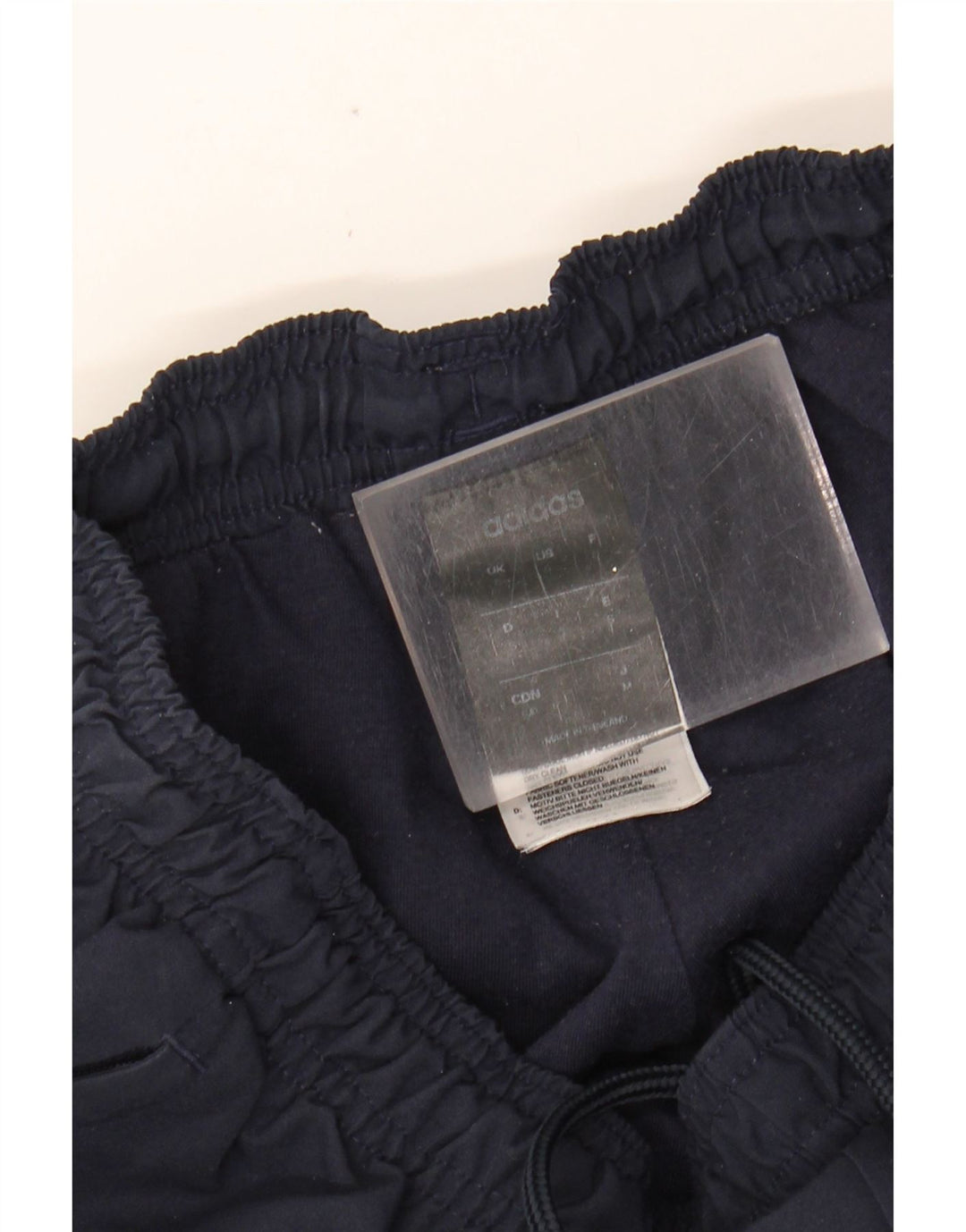 ADIDAS Womens Tracksuit Trousers Joggers UK 10 Small  Navy Blue Polyester