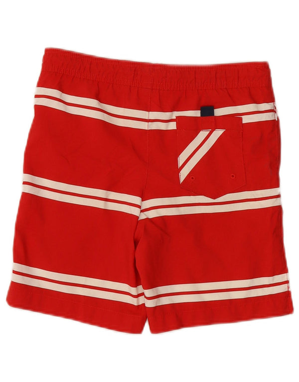 Tommy Hilfiger Boys Graphic Swimming Shorts 5-6 Years Red Striped