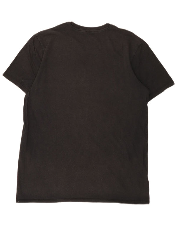 Nike Mens Graphic T-Shirt Top Large Black Colourblock