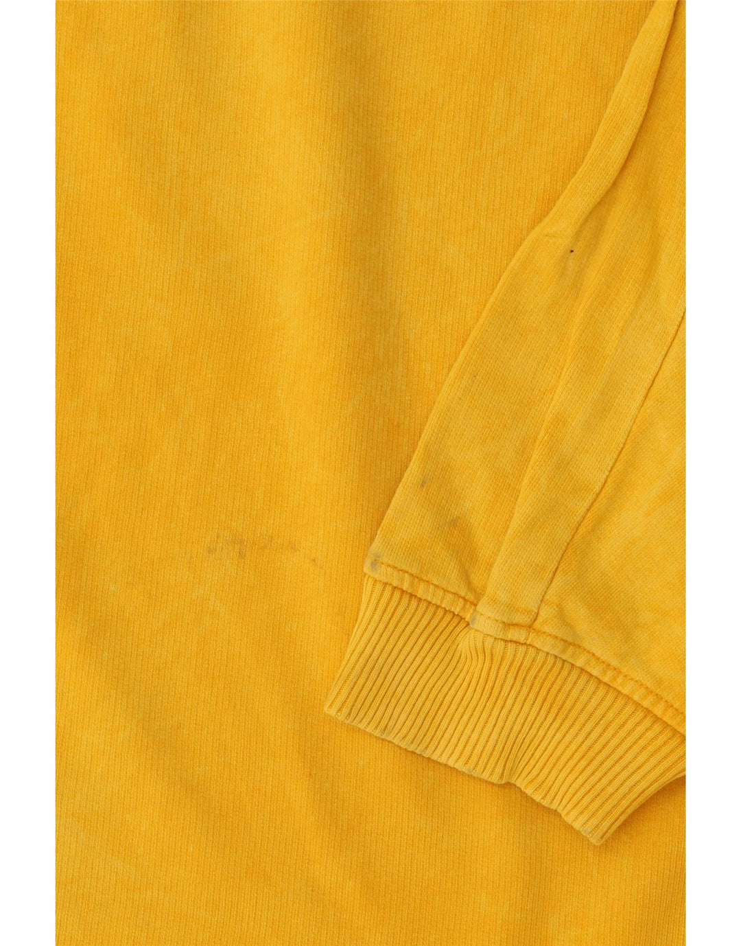 Zara Womens Oversized Sweatshirt Jumper UK 10 Small Yellow Cotton