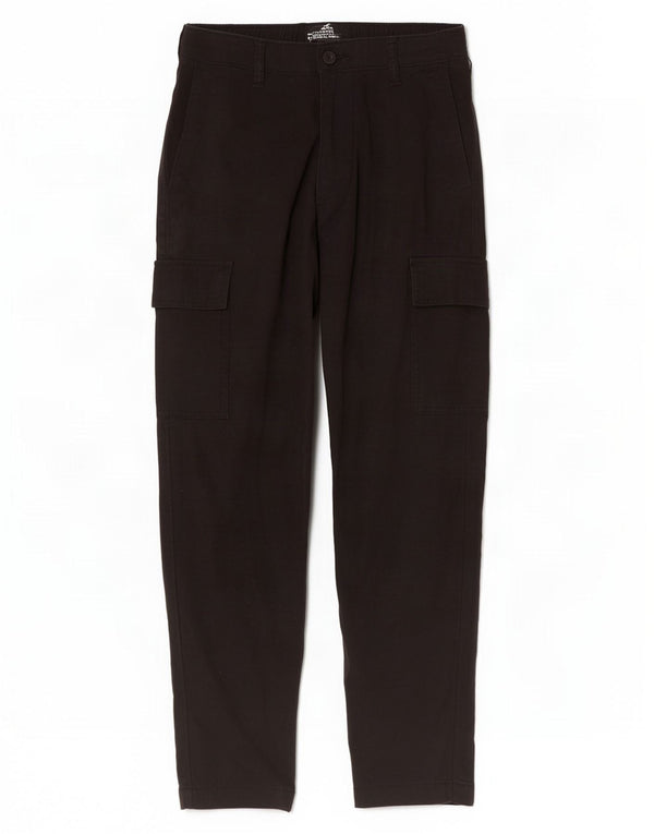Hollister Womens Slim Cargo Trousers XS W28 L28 Black Cotton