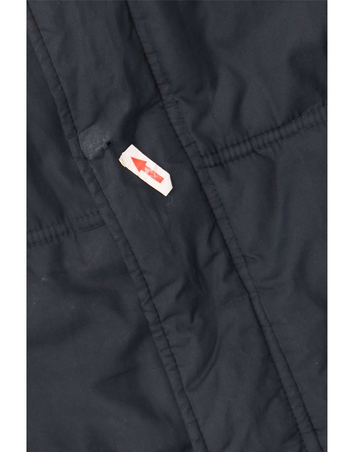 Lotto Mens Hooded Padded Jacket UK 44 2XL Navy Blue Polyester