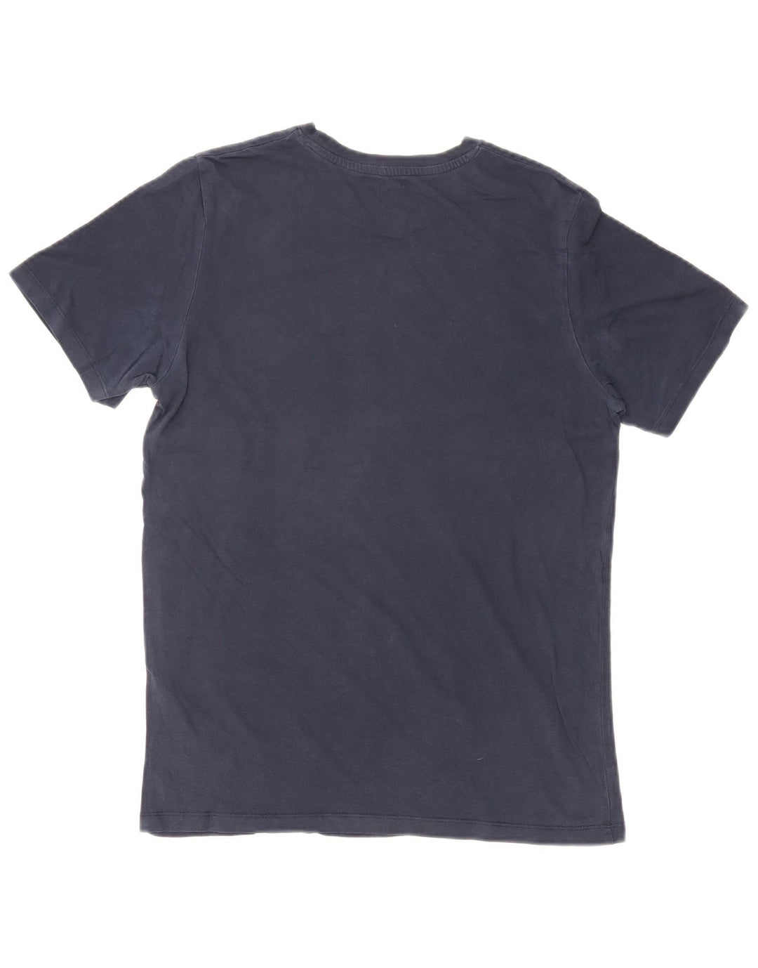 Jack & Jones Mens Graphic T-Shirt Top Large Navy Blue Cotton