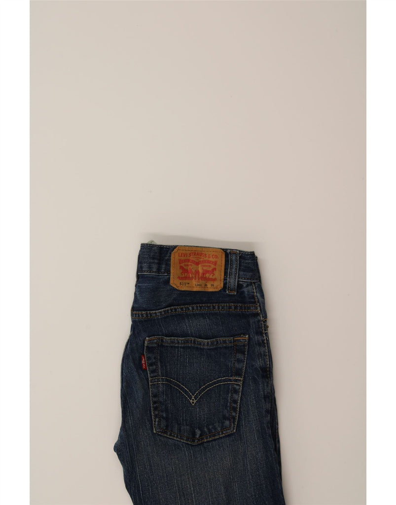 LEVI'S Girls 511 Slim Jeans 11-12 Years W26 L26 Blue Cotton Vintage Levi's and Second-Hand Levi's from Messina Hembry 