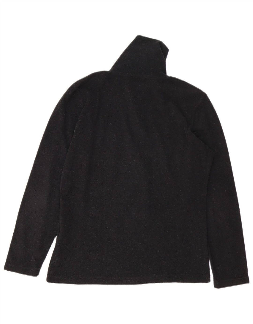 Invicta Womens Zip Neck Fleece Jumper UK 14 Large Black Polyester