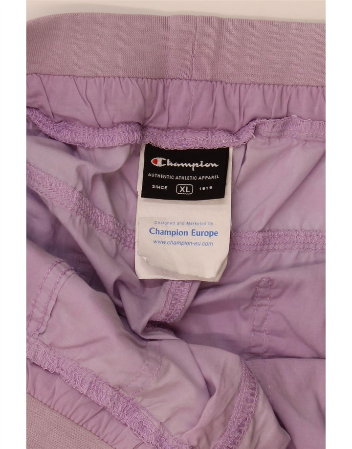 Champion Womens Bermuda Shorts XL W36  Purple Cotton
