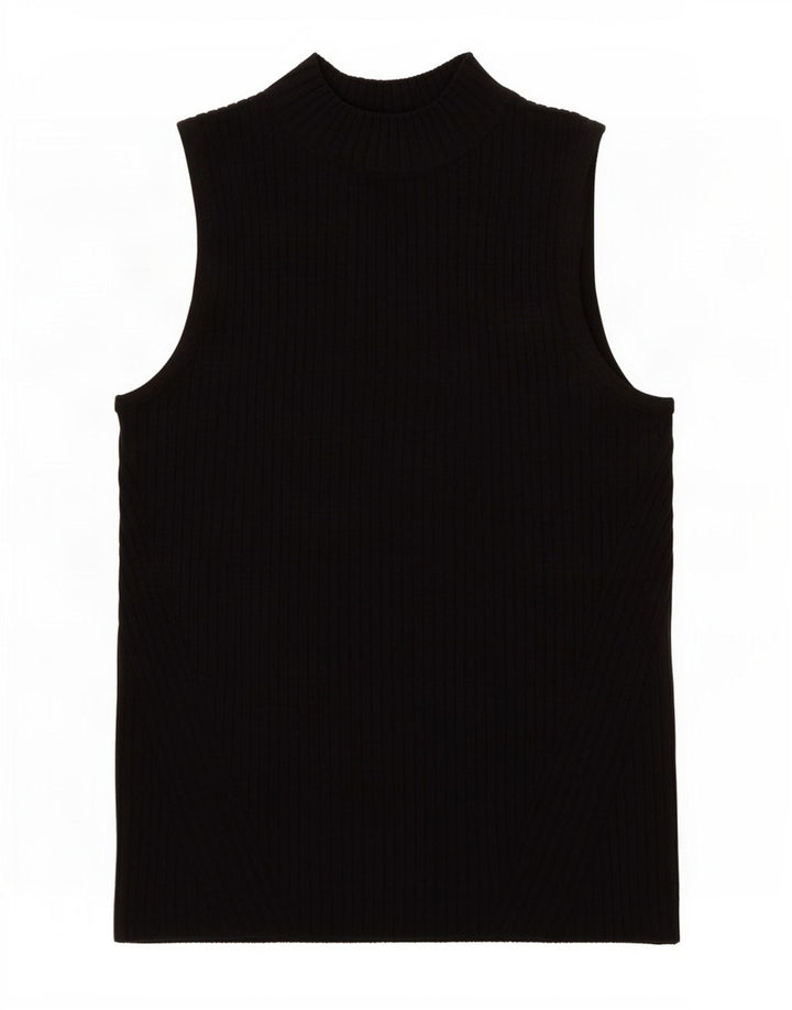 Marks & Spencer Womens Vest Top UK 10 Small Black