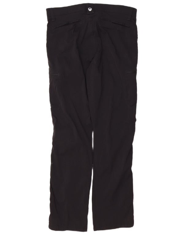 WRANGLER Mens Straight Cargo Trousers W36 L32 Black