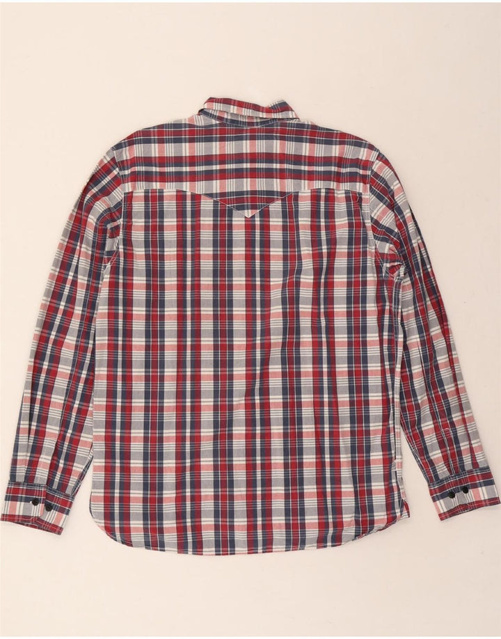 LEVI'S Mens Shirt Large Red Check Cotton Vintage Levi's and Second-Hand Levi's from Messina Hembry 
