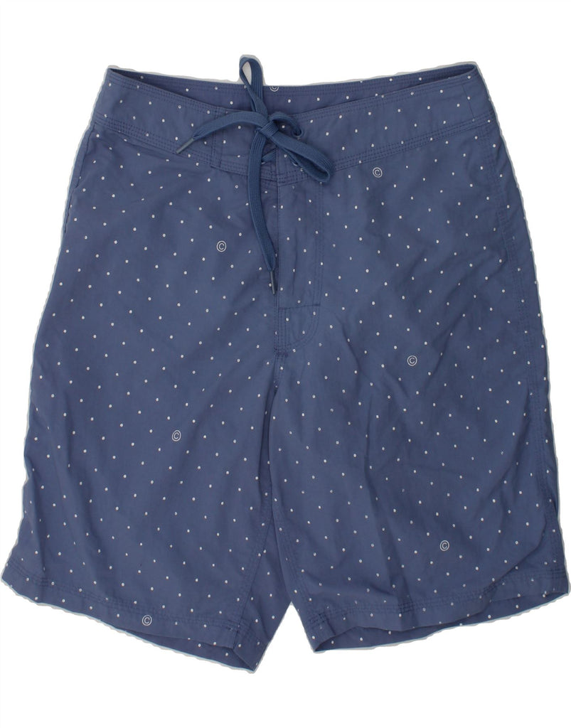 CARHARTT Boys Swimming Shorts 11-12 Years XS Blue Spotted Polyester | Vintage Carhartt | Thrift | Second-Hand Carhartt | Used Clothing | Messina Hembry 