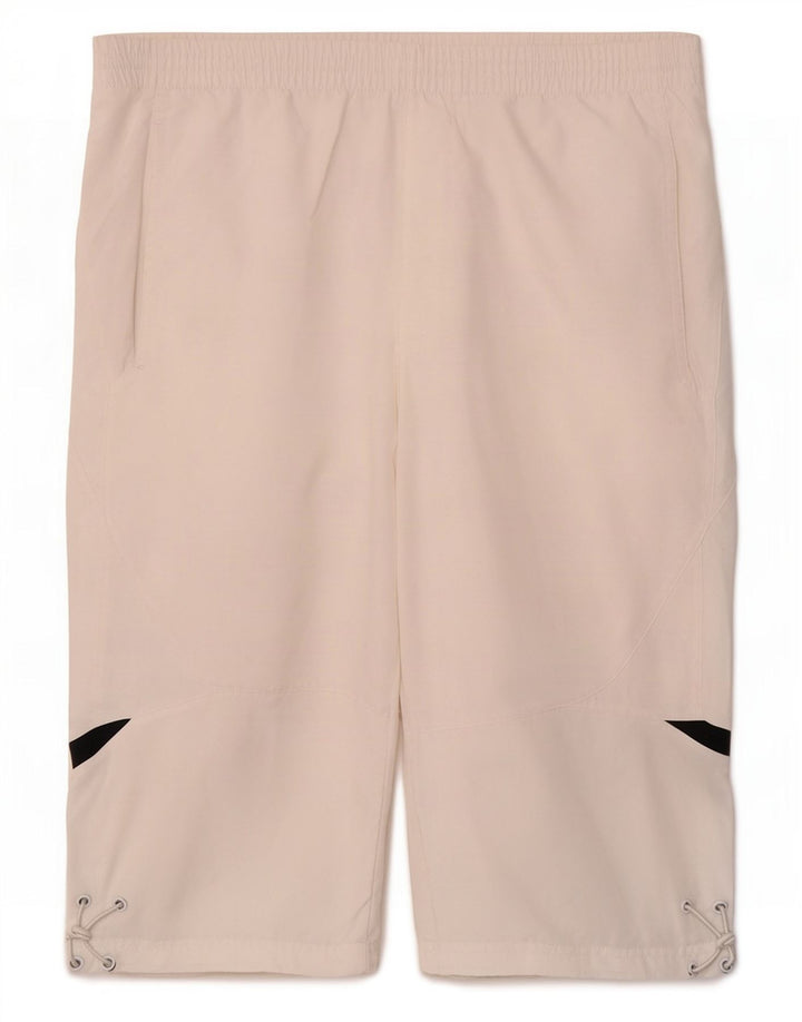 Adidas Mens Bermuda Sport Shorts Medium White Colourblock Polyester