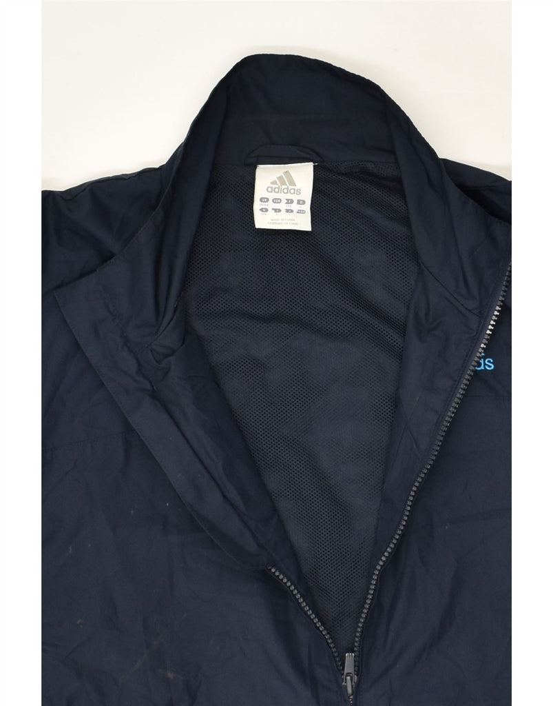 ADIDAS Mens Tracksuit Top Jacket UK 38/40 Medium Navy Blue Colourblock | Vintage Adidas | Thrift | Second-Hand Adidas | Used Clothing | Messina Hembry 