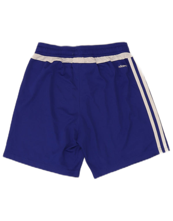 Adidas Boys Climacool Graphic Sport Shorts 11-12 Years Blue Colourblock