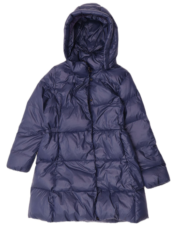 Polo Ralph Lauren Girls Hooded Padded Coat 12-13 Years Large Navy Blue