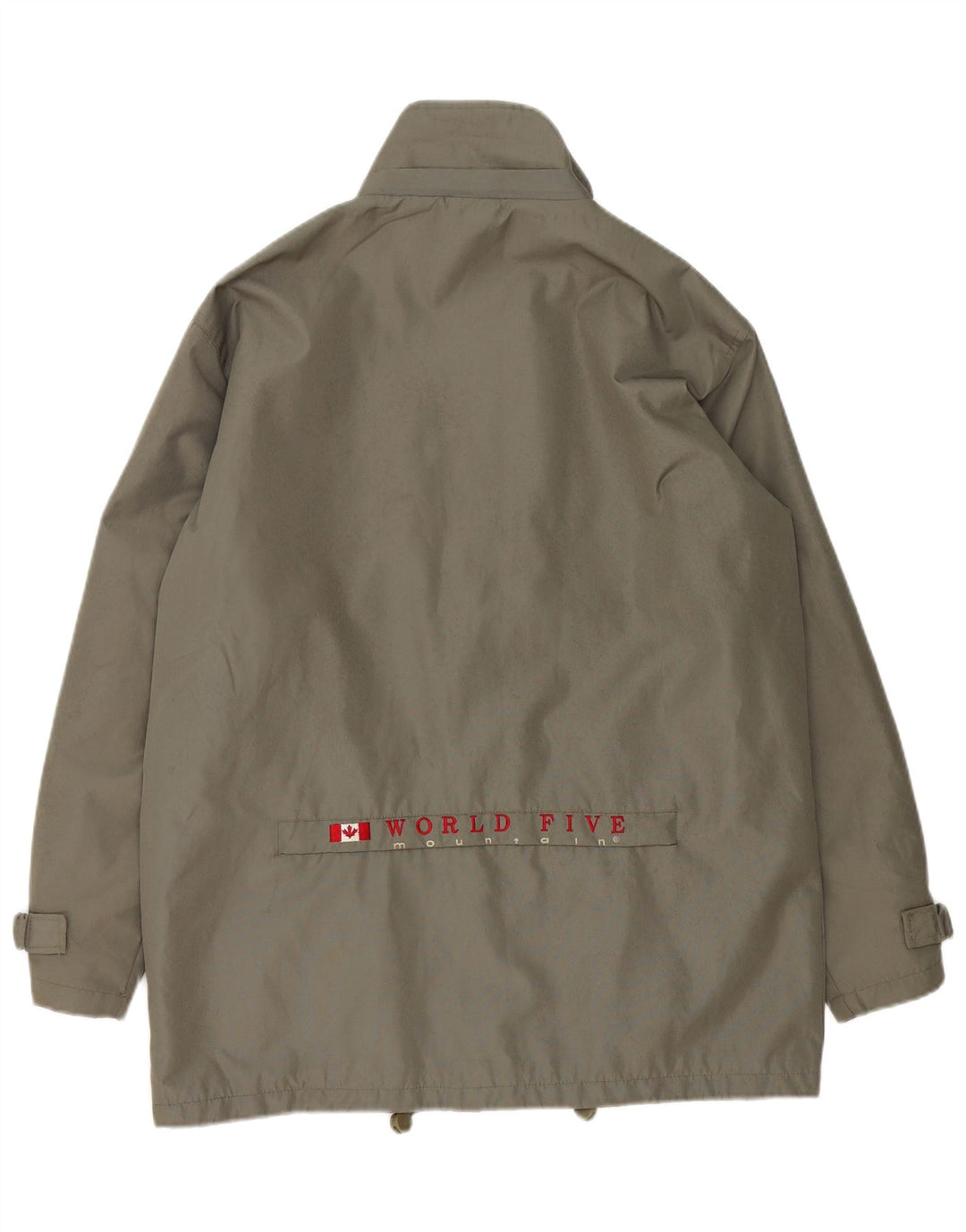 VINTAGE Mens Rain Jacket UK 38 Medium Khaki Polyester