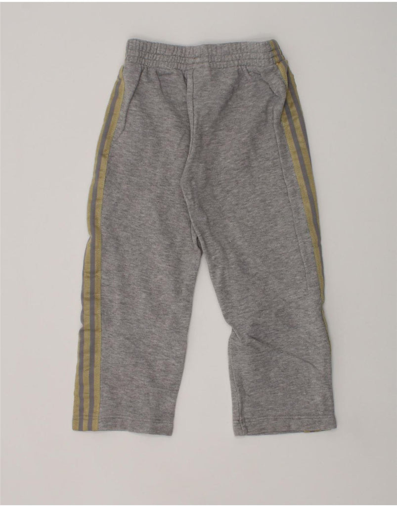 ADIDAS Girls Tracksuit Trousers 2-3 Years Grey Cotton | Vintage Adidas | Thrift | Second-Hand Adidas | Used Clothing | Messina Hembry 