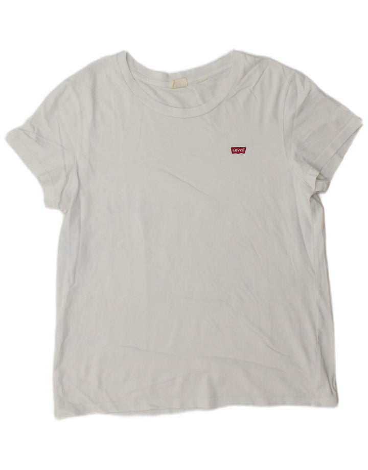 Levi's Mens T-Shirt Top Large White