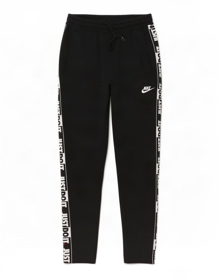 Nike Mens Graphic Tracksuit Trousers XS Black Polyester