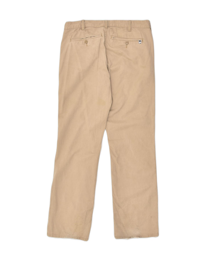 DC Mens Straight Chino Trousers W30 L;30  Beige Cotton | Vintage DC | Thrift | Second-Hand DC | Used Clothing | Messina Hembry 