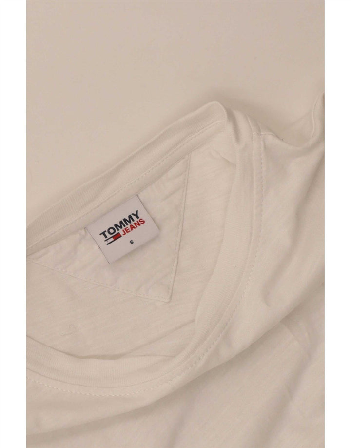 Tommy Hilfiger Mens T-Shirt Top Small White