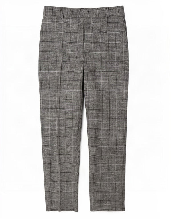 Marks & Spencer Womens Suit Trousers UK 14 Large W30 L30 Grey Check