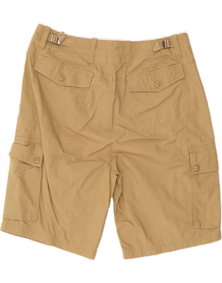 NAUTICA Mens Cargo Shorts W34 Large Brown Cotton Vintage Nautica and Second-Hand Nautica from Messina Hembry 