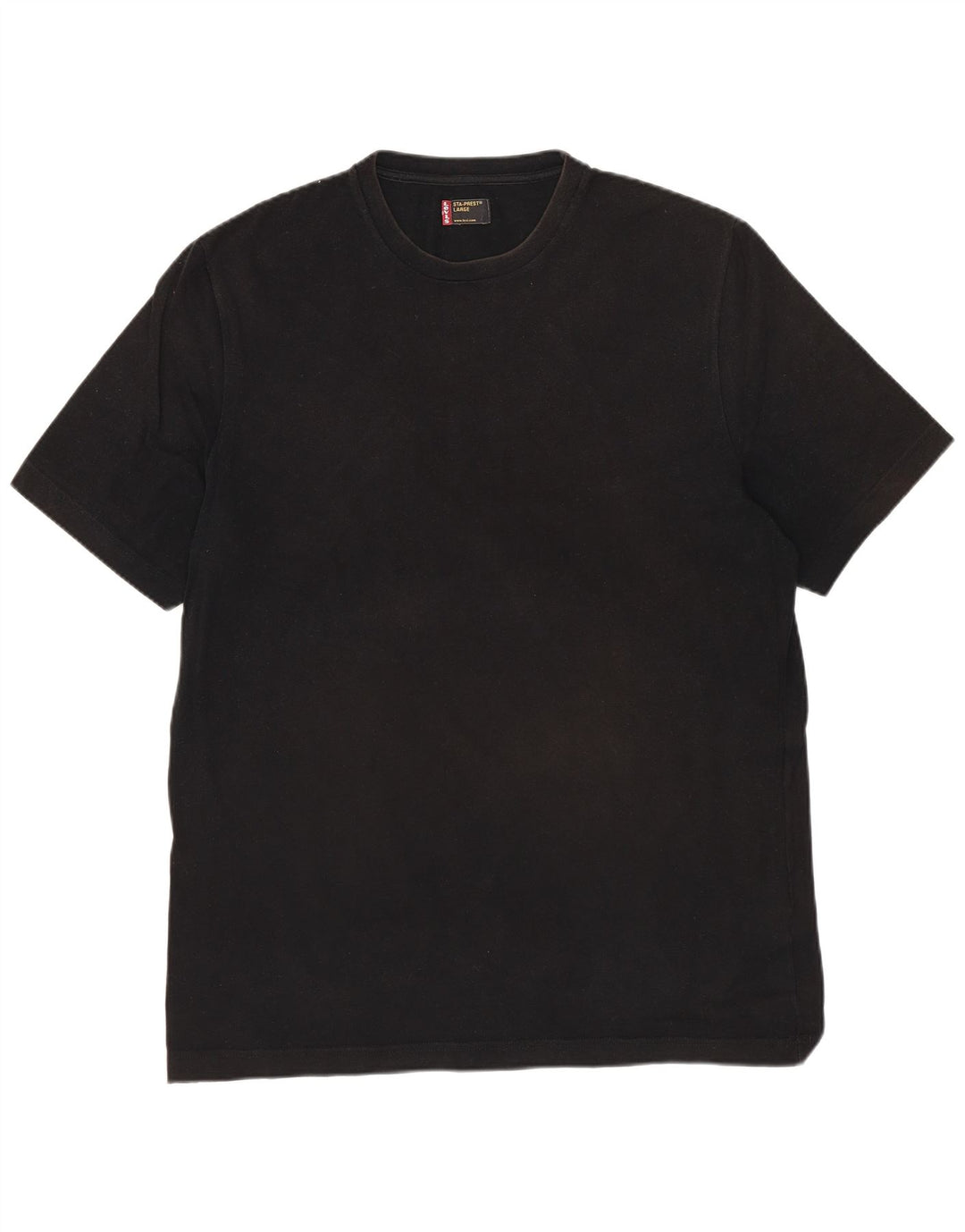 LEVI'S Mens T-Shirt Top Large Black Cotton